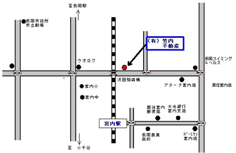 竹内不動産　地図